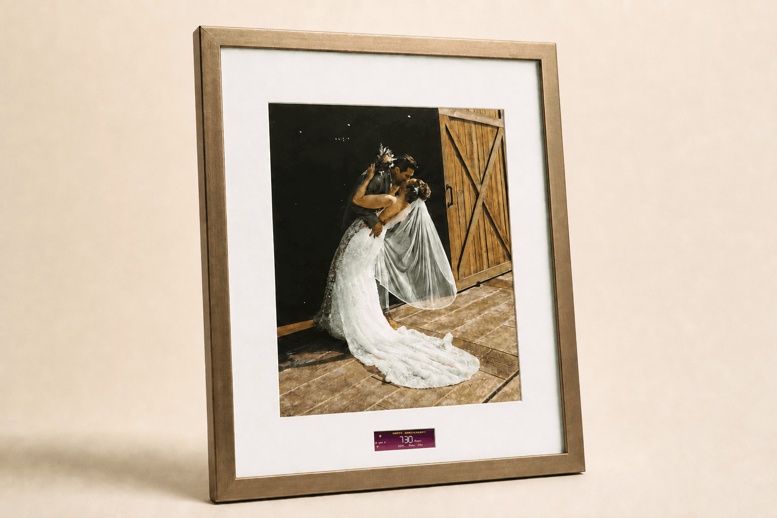 Bronze frame finish